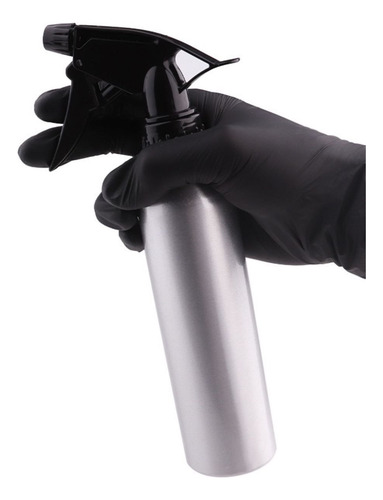 Atomizador Gatillo Negro 350 Ml Envases Aluminio Negro
