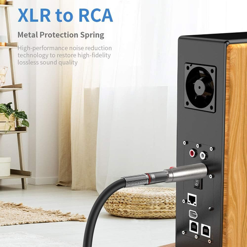 2 X Adaptador Convertidor De Canon Xlr Hembra A Rca Hembra