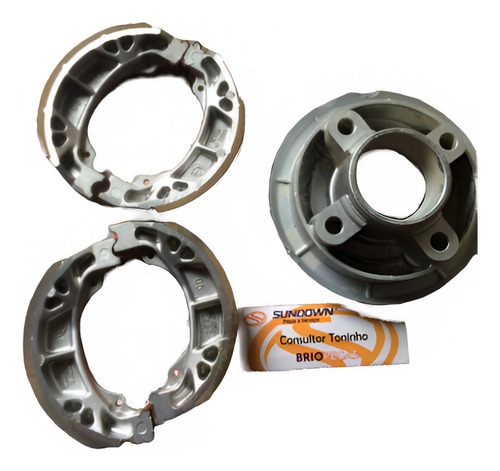 Kit Cubo Da Coroa E Lona De Freio Sundown Hunter 90/100