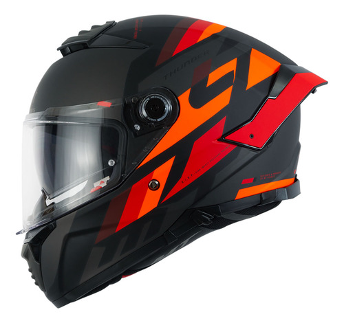 Capacete Moto Fechado C/ Óculos Mt Thunder 4 Sv Ergo B15