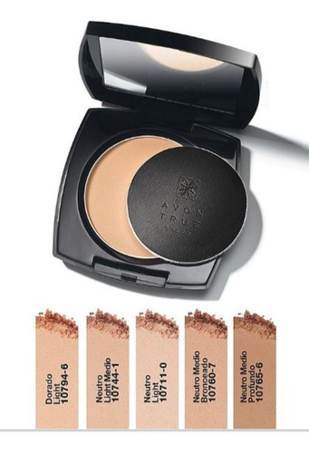 Polvo Compacto Matificante Avon True ,neutro Medio Bronceado