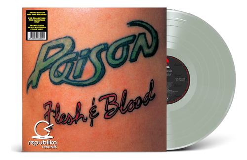 Poison - Flesh & Blood - Lp Nuevo (vinilo Verde Translúcido)