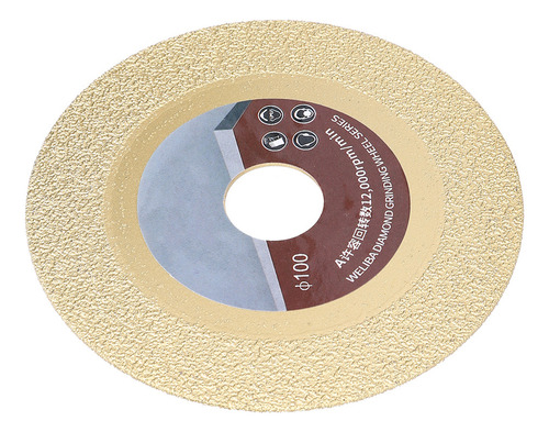Disco De Corte Para Soldadura Fuerte, 100 Mm, 60 Mm, Chapado