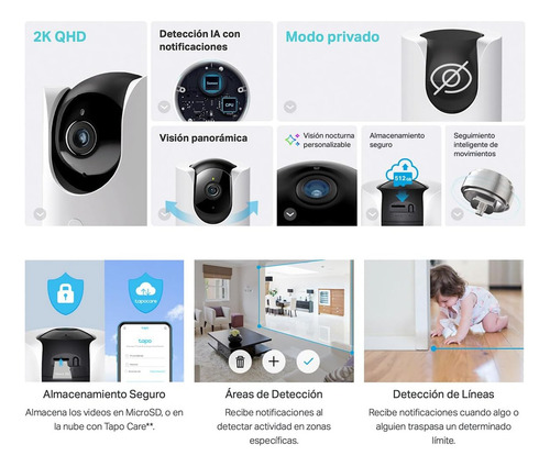Tp-link Tapo 2k Qhd Pan/tilt Wi-fi Camera | Apple Homekit...