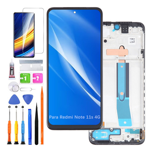 Pantalla Para Redmi Note 11s 4g 2201117sl Con Marco Incell