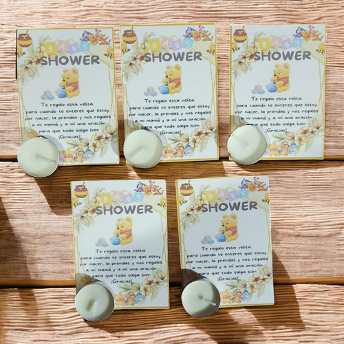 20 Recuerdos Velas Velitas Para Baby Shower
