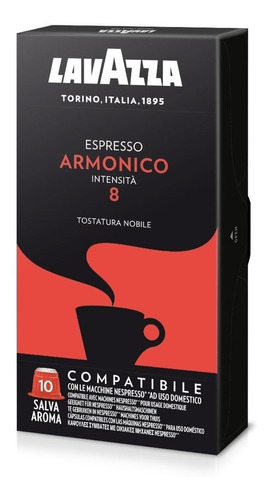 Café Caps Lavazza 2x Armónico + 2x Deciso + 2x Lungo 60 Caps
