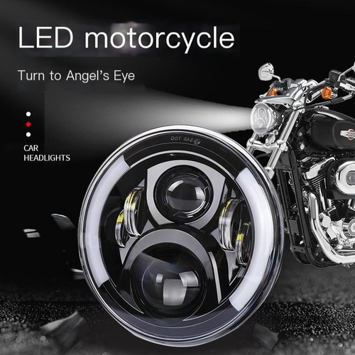 7 Pulgadas Led Faro Moto 50w Faro Modificado