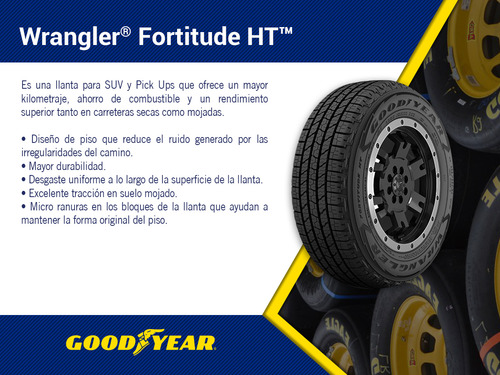 4- Llantas Wrangler Fortitude Ht Goodyear 215/65r16 H98 Sl