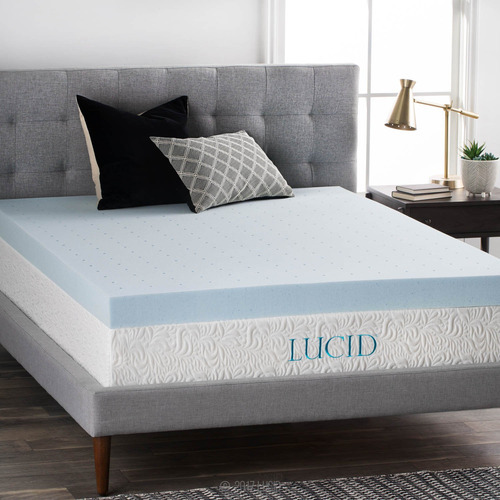 Lucid Sobrecolchón De Memory Foam Con Gel Ayuda A Prolongar