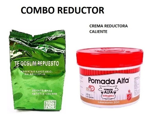 Te Verde Goslim Repuesto Por 30 Tisanas Combo2