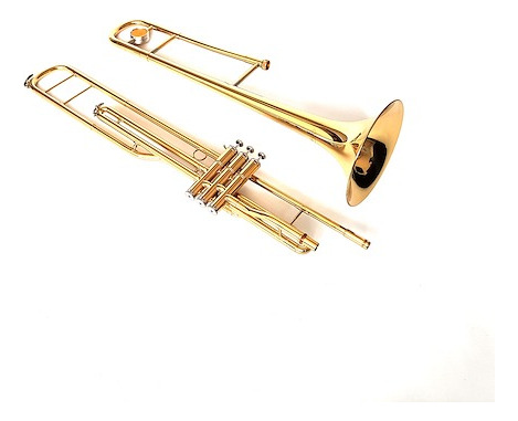Trombón A Pistones Lincoln Lwtp-1504 Bb Con Estuche.