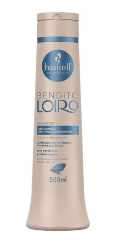 Shampoo Haskell Bendito Loiro 500ml Antiemborrachamento
