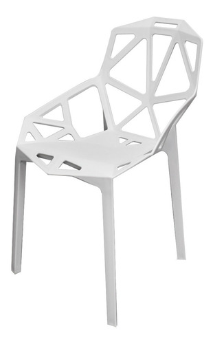 Silla Moderna Magis Chair One Para Jardin Terraza Recibidor Color de la estructura de la silla Blanco