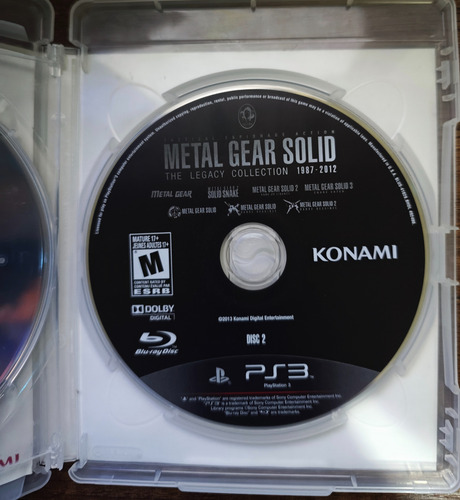 Metal Gear Solid: La Colección Legacy - Ps3 Completo (Usado)