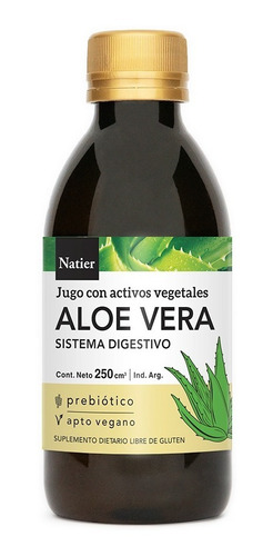 Natier Aloe Vera Jugo Bebible Sistema Digestivo X500 Vegano