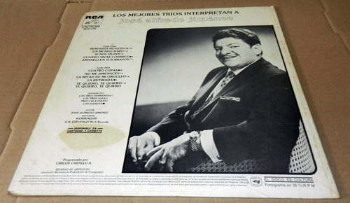 Los Mejores Trios Interpretando A Jose Alfredo Jimenez (Usado)