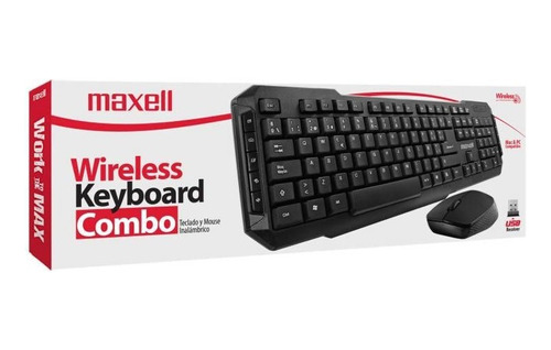 Combo Teclado Y Mouse Inalambrico Maxell