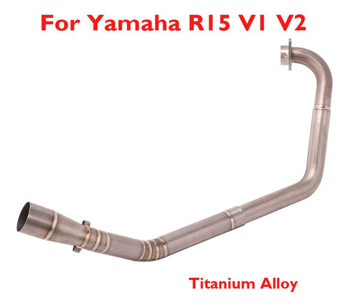 Para Yamaha R15 V1 V2 Sistema De Escape Conexión Tubo De Enl