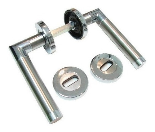Imagen 1 de 4 de Manija Tropea Doble Acero Currao Puerta Casa Superior
