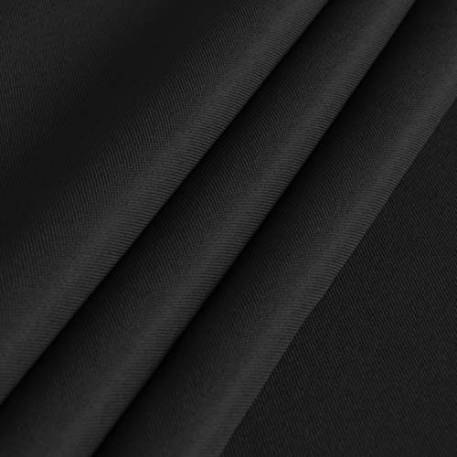 Mantel Rectangular 152x213 Cm De Poliester Lavable Negro