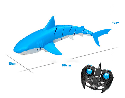 Brinquedo Shark Control Tubarão Aquatico C/ Controle