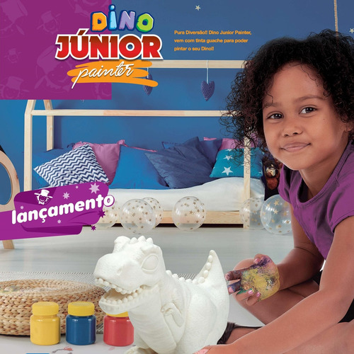 Dinossauro Para Pintar Tiranossauro Rex Dino Painter Junior