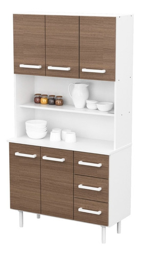 Mueble Cocina Alacena Organizador Aparador Porta Microondas