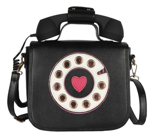 . Lindo Bolso Bandolera En Forma De Teléfono, Bolso De