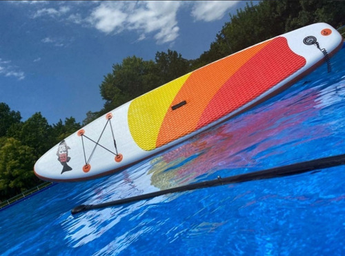 Tabla Stand Up Paddle Sup Remo Bolso Inflador 320 Cm Redfish Color Naranja Claro