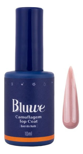 Top Coat Camuflagem Querido Nude Selante Unhas 10ml  - Bluwe