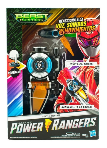 Power Rangers Beast Morphers Morpher X Brazalete Español