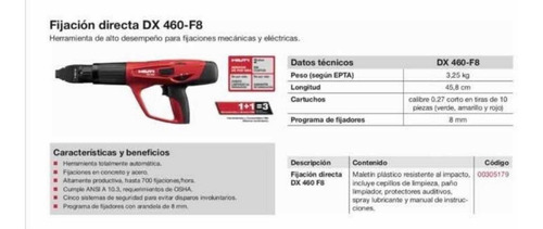 Cartucho Fulminante Impulsor Hilti Amarillo Cal.27 Corto