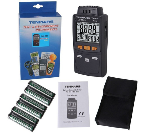 Medidor De Monoxido De Carbono , Tenmars Tm801, Facturable