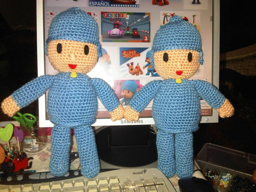 Figura Acción Pocoyo Pato Elly Colección.