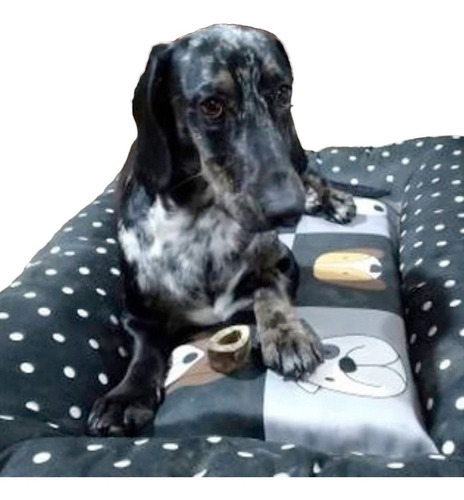 Imagen 1 de 7 de Cama Colchoneta Colchon Perros Ecocuero O Antidesgarro Vario