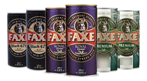Imagen 1 de 10 de Cerveza Faxe Premium Mix Pack X 6 X 1lt. ( Combo I )