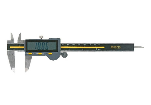 Calibre Digital Numeros Grandes Inox 0 - 200 Mm. - Asimeto