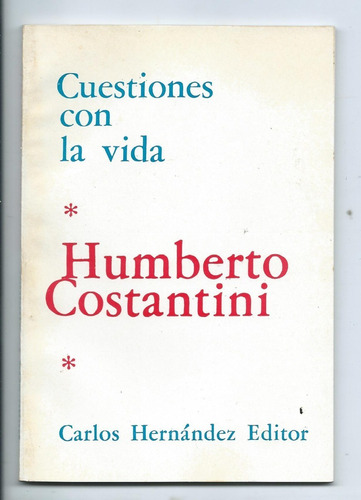 Cuestiones Con La Vida Humberto Costantini 1975 