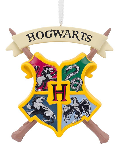 Hallmark Harry Potter Hogwarts Cresta Adorno De Navidad