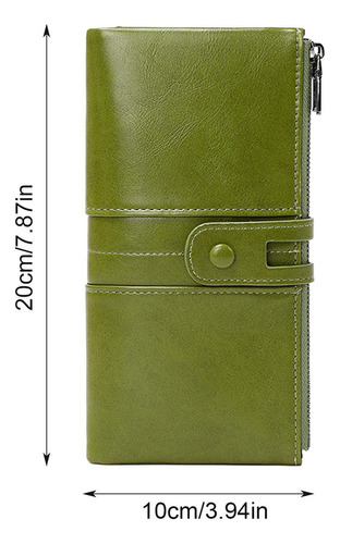 Cartera De Cuero Monedero Tipo Cartera Para Mujer Cartera De