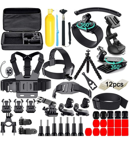 Go Pro Hero 9 Black 5k + Kit De Accesorios Go Pro 10 9 8 7 6