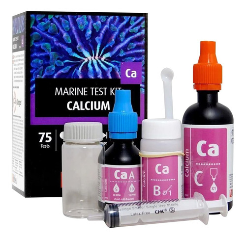 Teste Red Sea Marine Calcium Ca 75 Testes