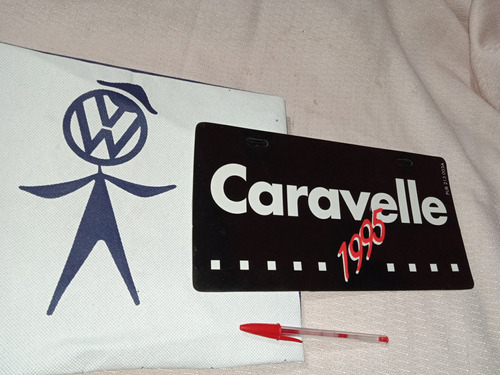 Placa Decorativa Para Volkswagen Combi Caravelle 1995. 