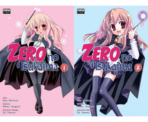 Zero No Tsukaima: Zero No Tsukaima, De Noboru Yamaguchi, Nana Mochizuki. Série Zero No Tsukaima, Vol. 1 E 2. Editora Newpop, Capa Mole, Edição 1 Em Português, 2021