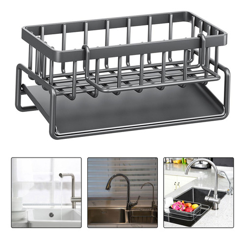 Aexpes Almacenamiento De Cocina Fregadero Cesta Escurridor