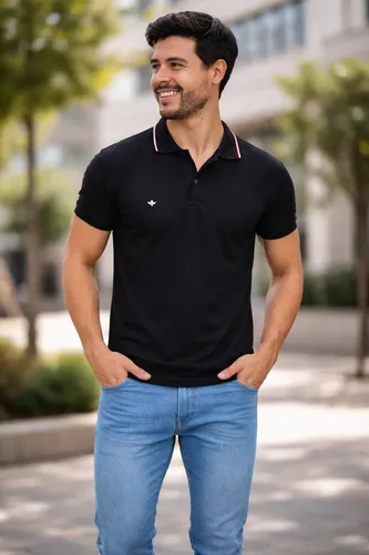 Camisa Camiseta Masculina Gola Polo Slim Fit Moderna