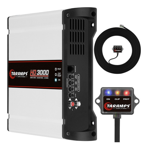 Modulo Amplificador Taramps Hd3000 4 Ohms 3000w Rms Som Car