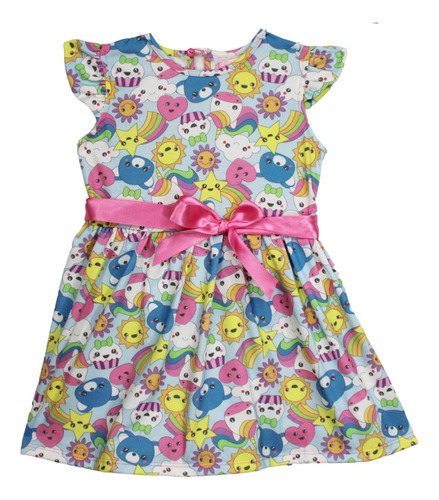 Vestido Para Bebé Unicornio Y Colores