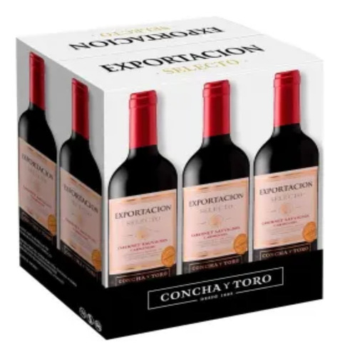 Vino Tinto Concha Y Toro Exportacion Selecto 6pzas 750ml